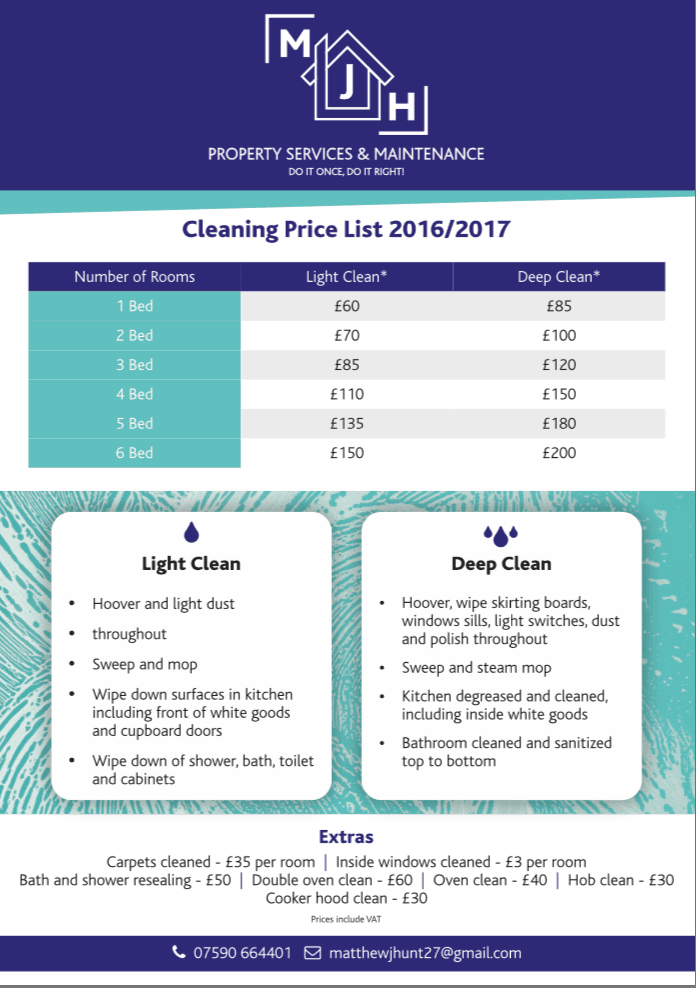 MJH End of Tenancy Cleaning