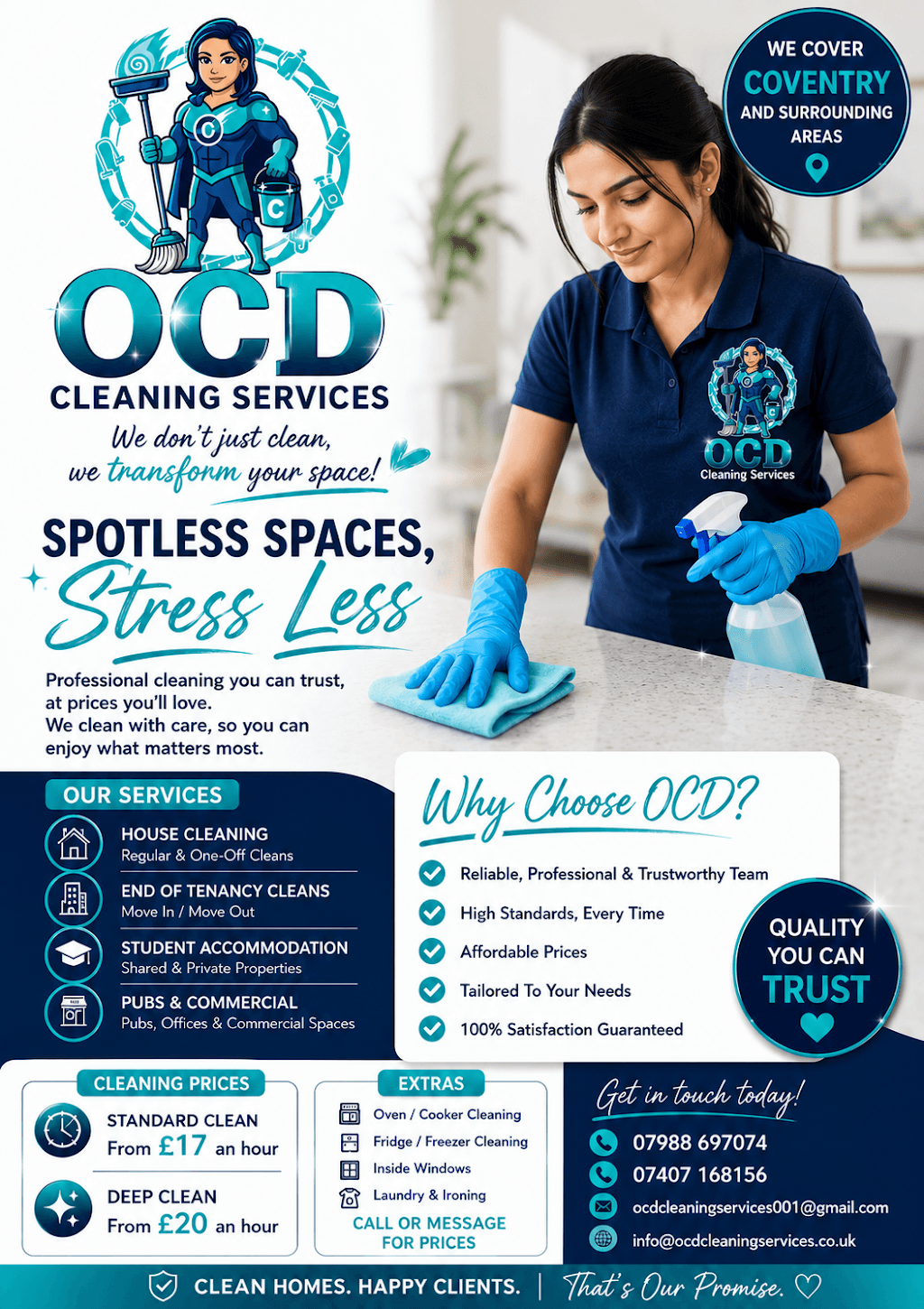 Ocd cleaning services ltd